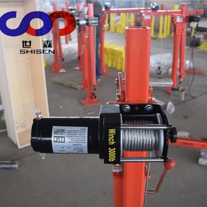 12/24v electric mini Swivel Shop lifting Crane with electric winch  Widely used lifting small truck crane