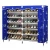 Import 125X-7 household steel pipe frame big home shoe rack fashion design portable easy to assemble shoe cabinet DIY shoe cabinet from China