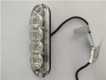 12W small led strobe emergency lights car led light bar with amber 12 flash mode beam pattern