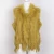 Import 13 Colors womens real rabbit fur vest with raccoon fur collar ladies natural rabbit fur knitting vest from China