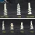 Import 13X42 Plastic Easy anchor Self-drilling drywall anchor from China