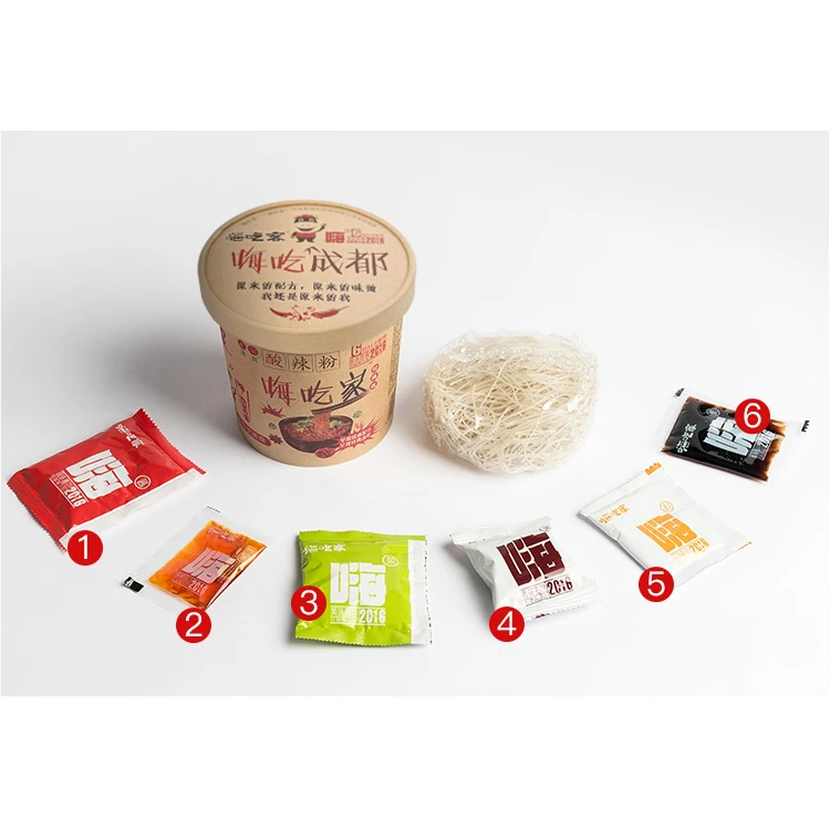 143g Hot &amp; Sour Potatoes Noodles Halal food suan la fen Spicy Vermicelli Sichuan Noodles