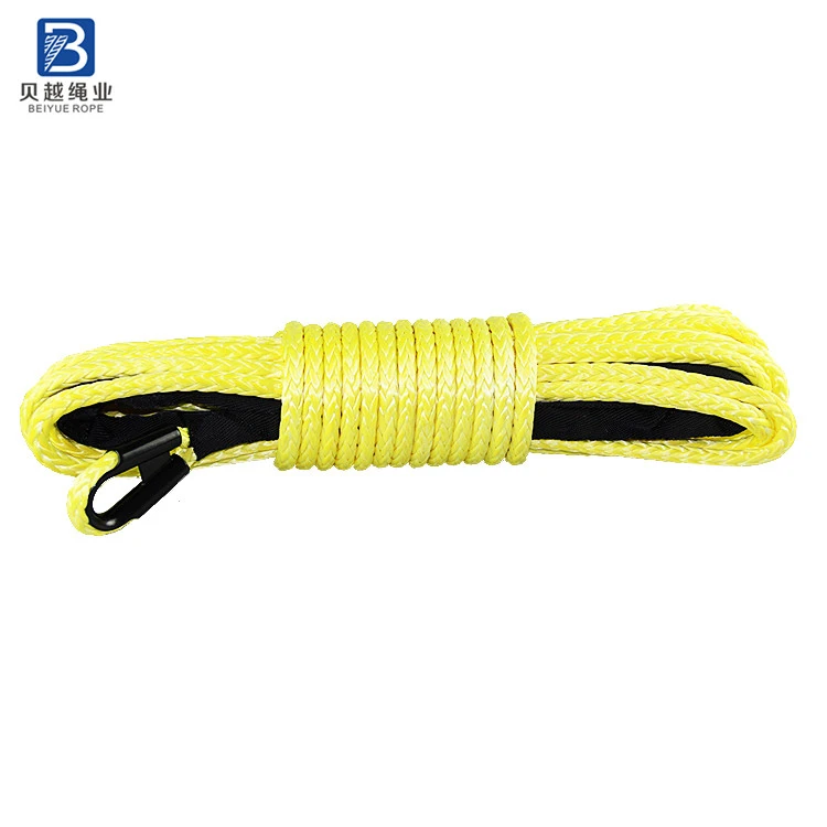 14600Lbs UHMWPE winch rope high strength 9mm X 26m off road Rescue Tool