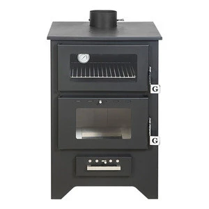 14,8 kW European Quality Wood Burning Stove with Oven | 80% Efficiency (Gekas Stoves - MG 450)