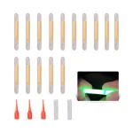 15PCS Fishing Float Light Stick Fluorescent Lightstick Night Float Rod Light Dark Glow Stick for Fishing
