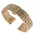 Import 18mm 20mm 22mm Solid Gold Watch Bands Strap Stainless Steel Watchband Adjustable Replacement Fashion Bracelet from China