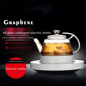 1l Digital Color Led Glass Classic Tea Water Kettle
