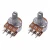 Import 1M ohm Rotary Potentiometer B1M Audio Volume Control Double Joint 3 Pin Digital 1M Potentiometers from China