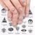 1pcs Water Nail Decal and Sticker Flower Leaf Tree Green Simple Summer Slider for Manicure Nail Art Watermark Tips