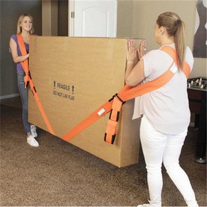 2 Sets Shoulder Strap Nylon Transport Belt Lifting and Moving Furniture Carrying  Belt