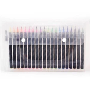 20 Colors Art Water Color Calligraphy Drawing Tool Water Brush Pen Brush Washable Marker pen
