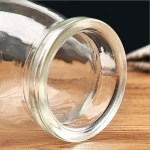 200ml Yogurt Jam Glass Jar with Silicone Lid for Drinks, Desserts Yogurt Maker