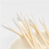 200pcs Factory wooden stick cotton swabs bamboo ear cleaning stick cotton buds