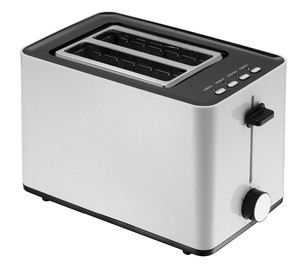 2015 Hot Sale Plastic Housing Toaster 2 Slice with Stainless Steel Panel
