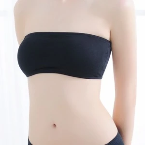 2018 Barflin wholesale new modal ladies tube top three rows of detachable Wrapped chest bandeau with pad and strap
