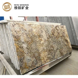 2018 Chinese manufacturer raw block phantom golden yellow granite with polishing surface for floor