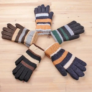 2018 Wholesale Promotional knitted winter cotton mittens gloves