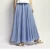 Import 2018 Women Linen Cotton Long Skirts Elastic Waist Pleated Maxi Skirts Beach Boho Vintage Summer Skirts from China
