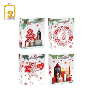 2019 Christmas Gift Packaging Paper Shopping Carrrier Bags