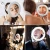 2019 Magnifying Flexible Suction Cup Antifogging Bathroom led Vanity Wall light Makeup Mirror
