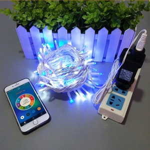 2019 new mobile phone bluetooth app control string light for holiday  decoration