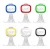 Import 2019 New Universal LED Light OEM LOGO USB 5 in 1 Multi Plug Cell Phone LED Data Sync Charger Cable For All Mobile from China