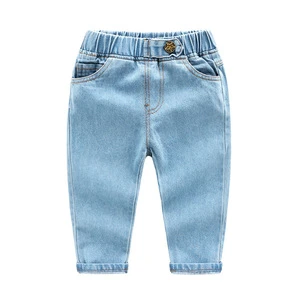 2019 spring new fashion children washed casual boy jeans