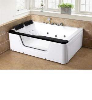 2020 China popular indoor washing machine spa massage double whirlpool bathtubs