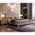 Import 2020 hot sale  Modern design Suite wooden bedroom home furniture MDF melamine bed from China