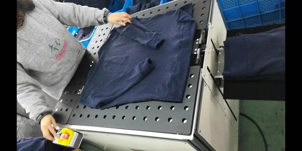 2020 Hot selling Automatic t-shirt garment folding machine