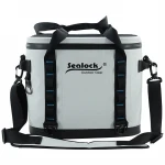 2020 insulated roll personalised six pack cooler bag for frozen food, folding insulated cooler bag backpack with logo and stand