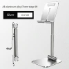 2020 Mobile Accessories Universal Folding Desktop Cell Phone Holder Aluminum Tablet Stand Adjustable Phone Stand