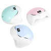 2020 nail lamp led uv BQ-V5 120w Nail Gel Light for Nail Polish gel UV Dryer with 4 Timers with macaron colors