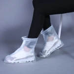 2020 New Waterproof Reusable Transparent Shoes Covers Motorcycle Rain Boots Cycling Shoe Protector Cover