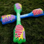 2020 plastic inflatable kids blow up hammer toy,Cartoon inflatable customized kids plastic hammer toy