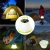 Import 2020 Solar led camping light outdoor tent lantern lamp portable collapsible hanging camping lantern from China