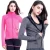 Import 2020 Womens Yoga Workout Track Jacket Full Zip Running Jackets Coats Women Performance Dry-fit Sports Jacket with Stand Collar from China