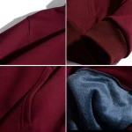 2021 Blank French Terry Oversized Hoodie Pullover Solid Streetwear Mens Hooded Sweatshirt Black Plain Unisex Hoodies Custom Logo