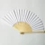 Import 2021 custom printed logo personalized bamboo paper and fabric folding hand fans from China