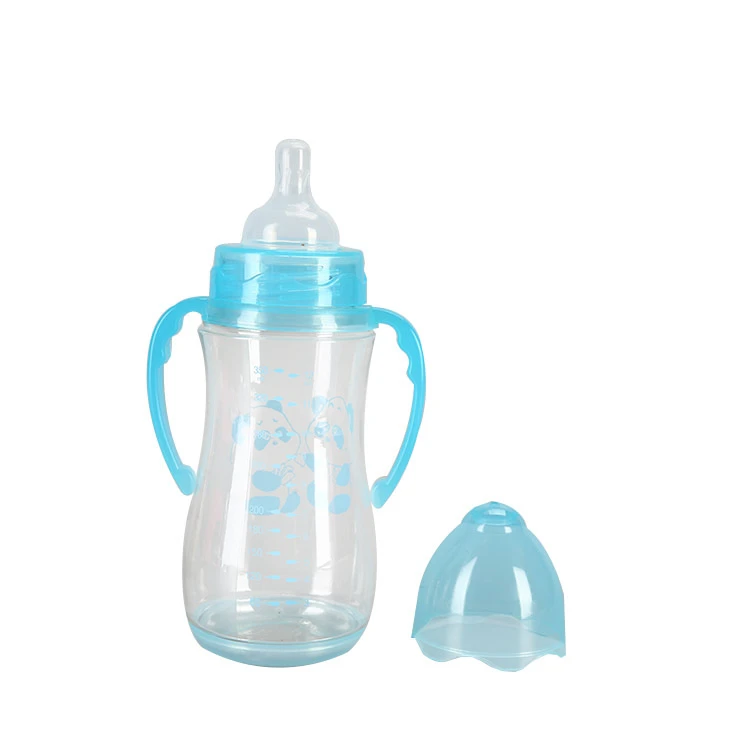 2021 Hot sale fashion lovely baby bottle Baby Nursing Silicone thermos