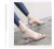 Import 2021 Korean fashion banquet bling twinkle high heels shoes girls reveal toe wrapping ankle womens sandals from China