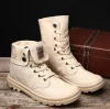 2021 plus size mens and womens retro Martin boots high-top canvas shoes mens tooling boots