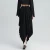 Import 2021 Summer Fashion Style Irregular Hem High Waist Patchwork Pleated A Line Skirt from China
