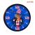 Import 20CM/25CM/30CM DIY Customizable Pattern Trump Needle Quartz Wall Clock Quartz Clock For Wall Decoration from China