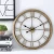 Import 20inch Large Wall Clock Roman Numerals Design Rustic Country Style Luxurious Real Wooden Wall Clock from China