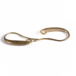 22mm200pcs Whosale Jewelry Making Findings Original Gold Golor Earring Fish Hook Ear Wire