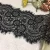 Import 24 cm Eyelash Flower Design Inelasticity Black Lace For Dress Bra Curtain from China