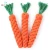 Import 24cm Bright Color Cotton Rope Toy Chew Dog Knot Carrot Toy from China