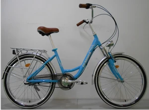 24inch 3 speed alloy frame lady city bicycle