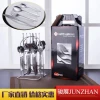 24pcs stainless steel cutlery set with wire stand and color box
